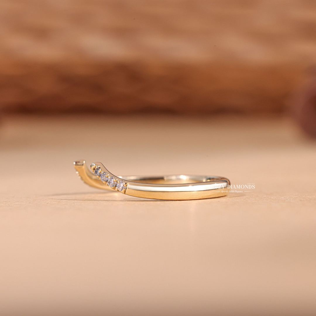 Ethically sourced round diamond eternity band