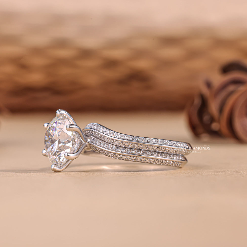 Glamorous bridal ring set, Sophisticated bridal ring set, Trendy bridal ring set, Fashionable bridal ring set, Versatile bridal ring set, Ethical bridal ring set, 