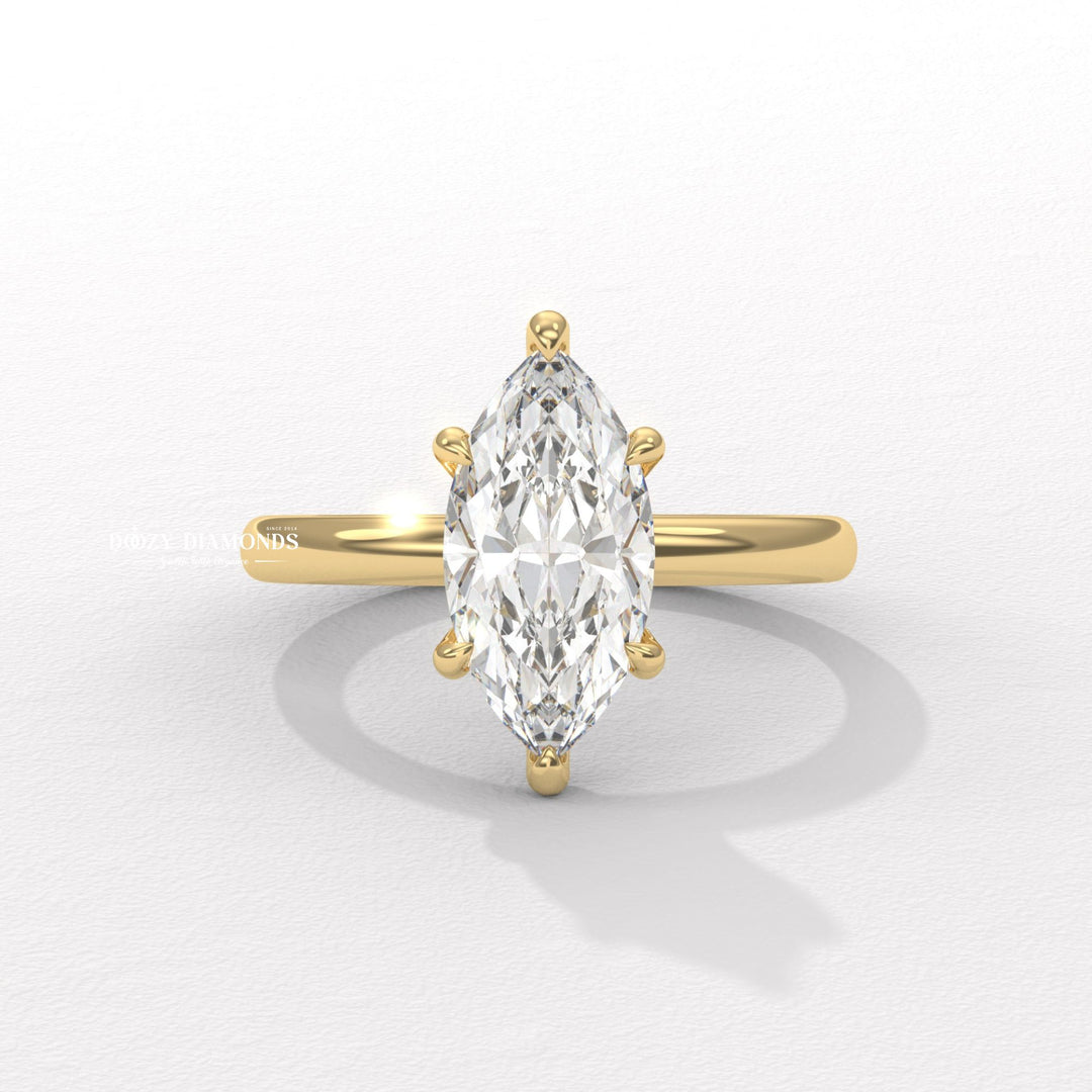 Shop marquise hidden halo lab grown diamond engagement ring