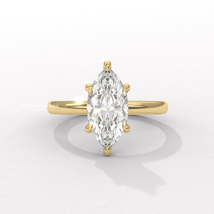 Shop marquise hidden halo lab grown diamond engagement ring