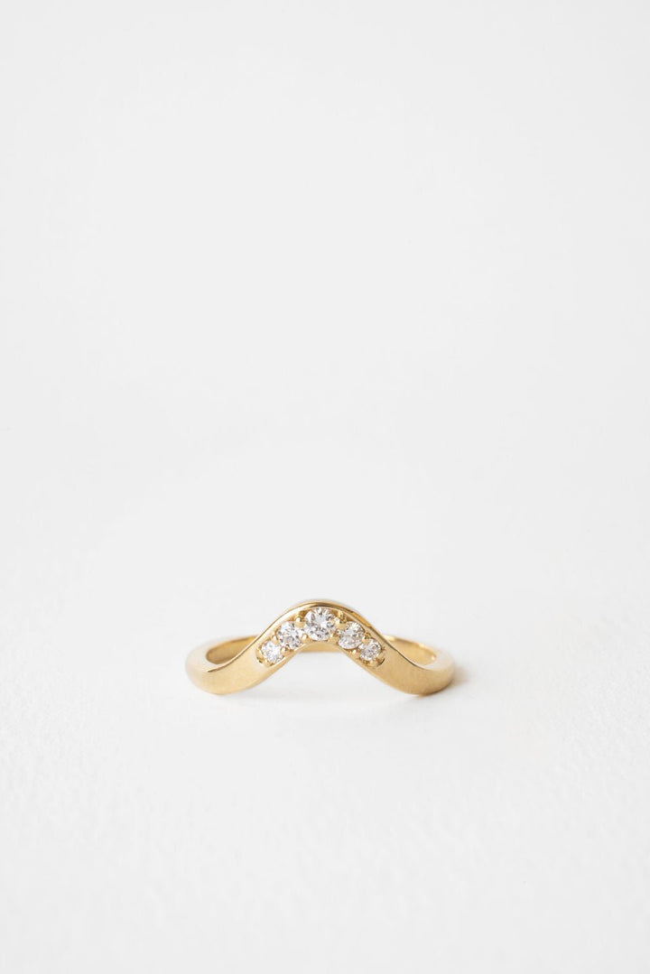 2.15 Carat Elongated Pear F - VS Lab Grown Bezel Diamond Bridal Ring Set - Doozy Diamonds