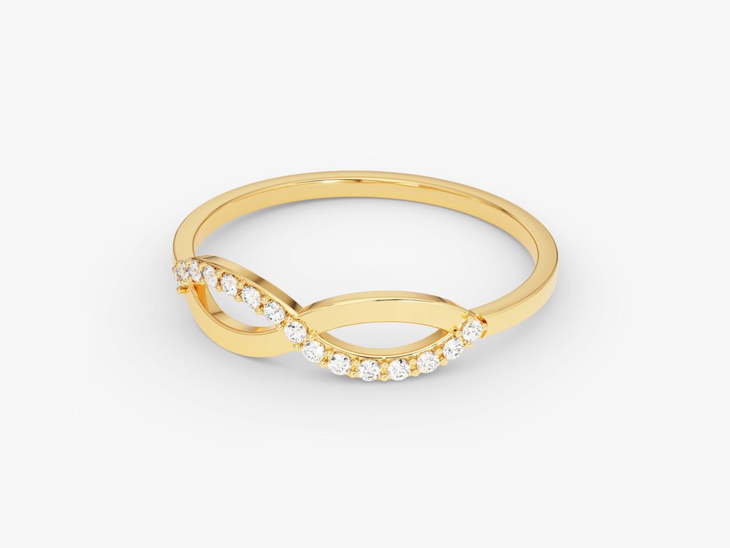 Ethically sourced round diamond eternity band