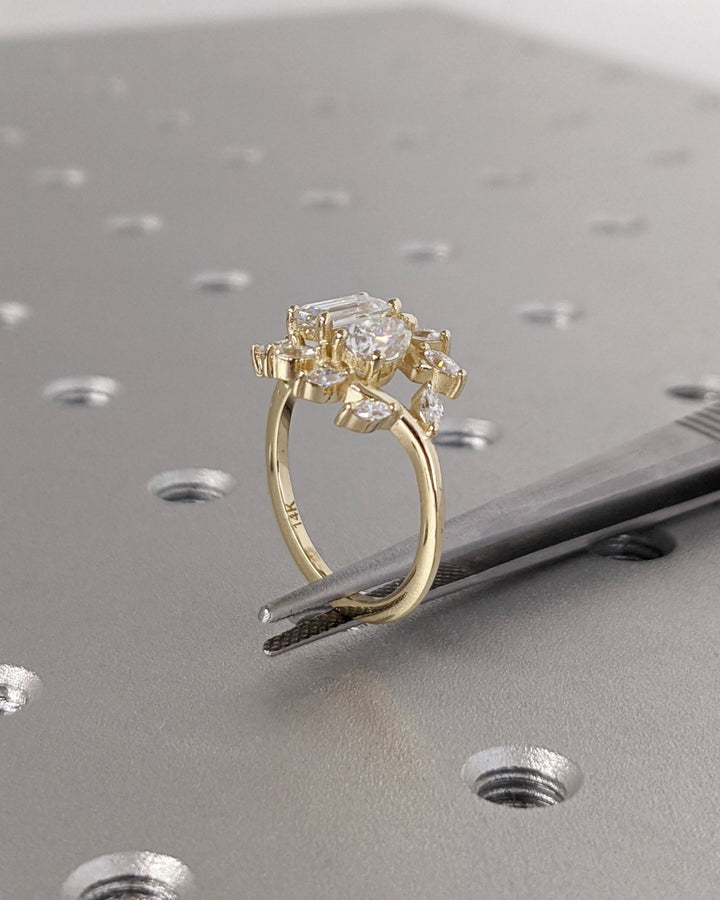 Classic pear solitaire engagement ring crafted for everyday wear