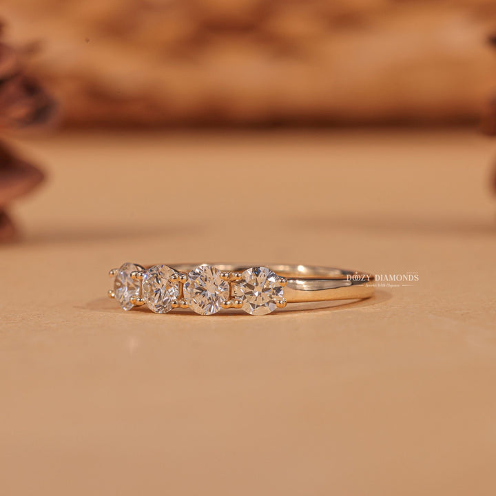Ethically sourced round diamond eternity band
