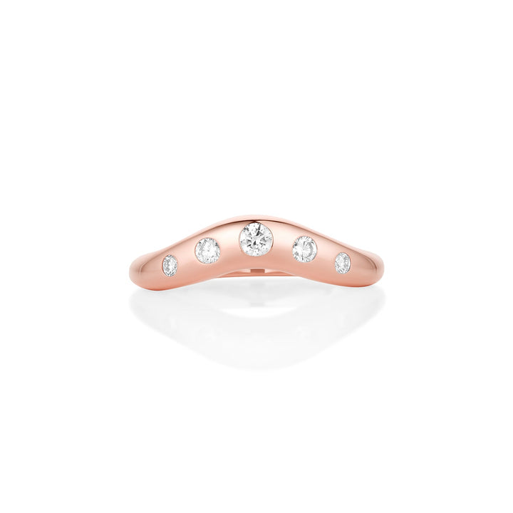 Ethically sourced round diamond eternity band