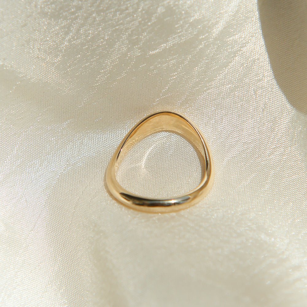 Round diamond band stacked with engagement ring
