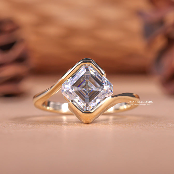 Made-to-order engagement ring, Personalized engagement ring, Exclusive engagement ring, Engraved engagement ring, Halo diamond engagement ring, 