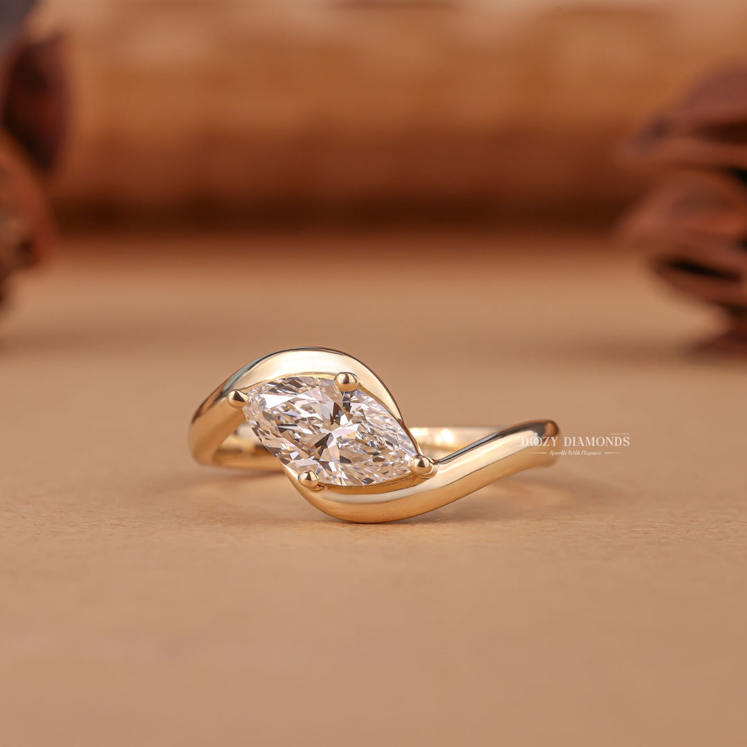 Marquise designer diamond engagement ring, Marquise handcrafted diamond engagement ring, Marquise certified diamond engagement ring, Marquise vintage diamond engagement ring,