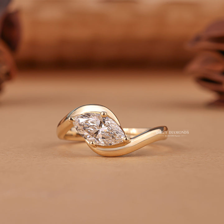 Marquise designer diamond engagement ring, Marquise handcrafted diamond engagement ring, Marquise certified diamond engagement ring, Marquise vintage diamond engagement ring,