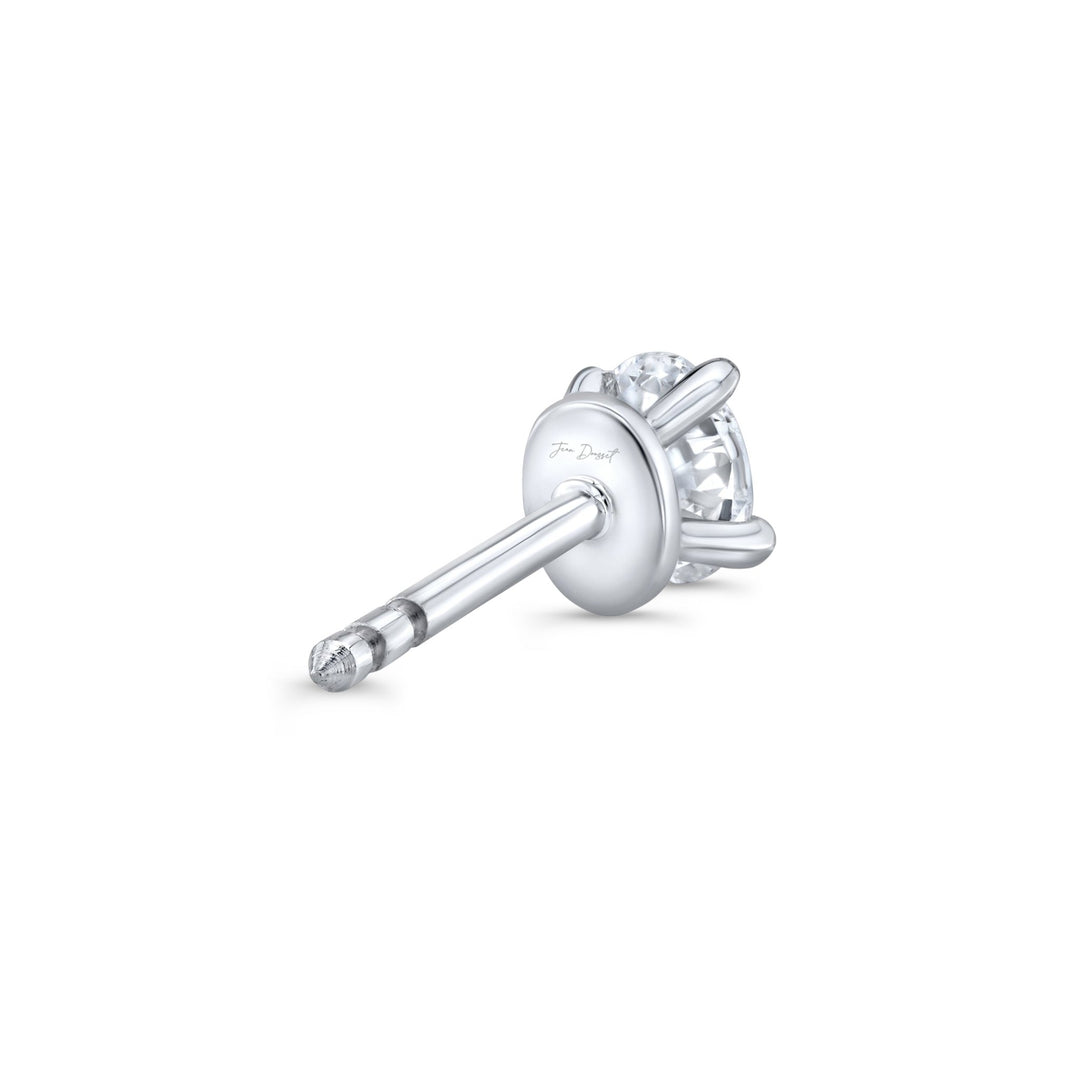 Oval F - VS1 Lab - Grown Solitaire Stud Earrings For Women - Doozy Diamonds
