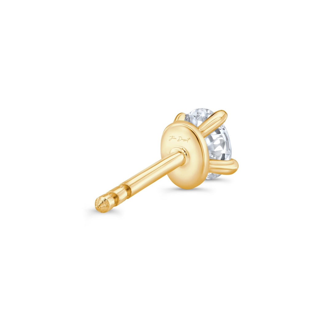 Oval F - VS1 Lab - Grown Solitaire Stud Earrings For Women - Doozy Diamonds