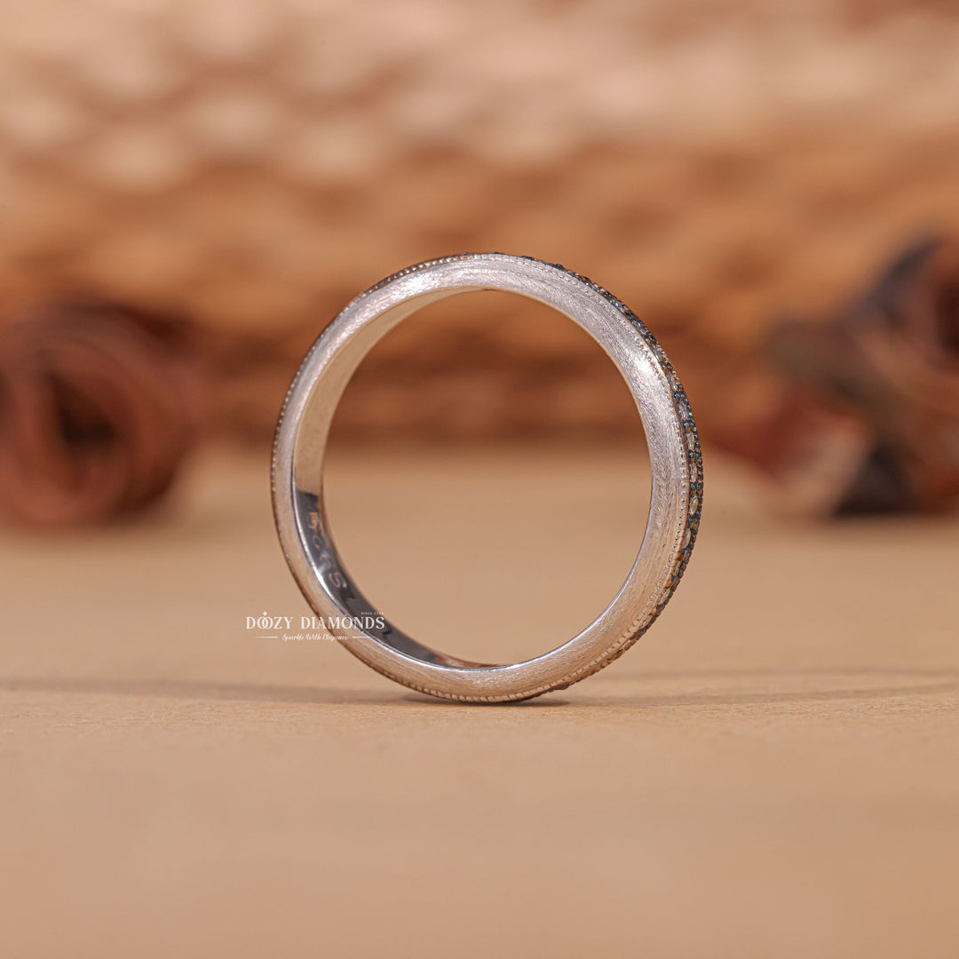 Ethically sourced round diamond eternity band