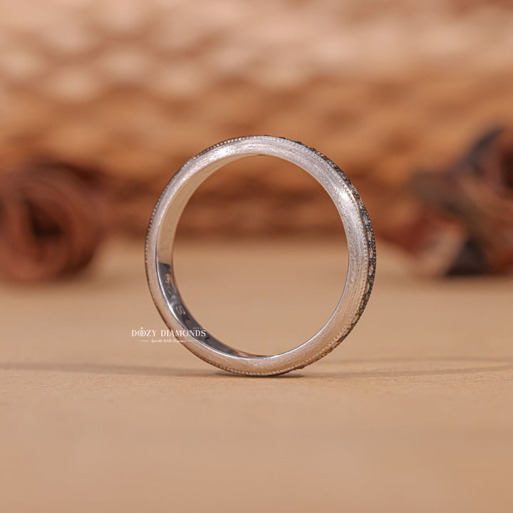 Ethically sourced round diamond eternity band
