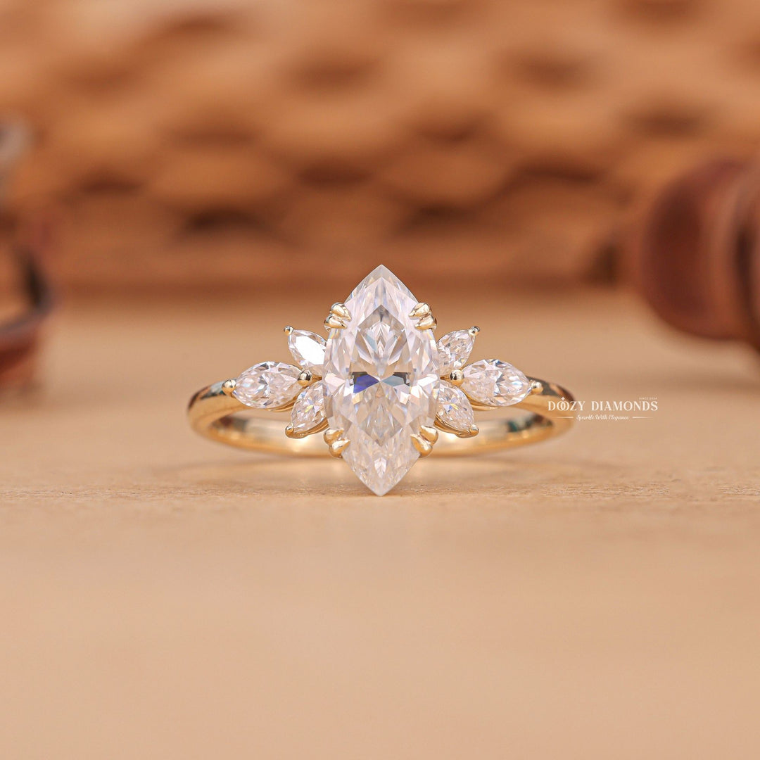 Discover marquise solitaire lab grown diamond engagement ring online