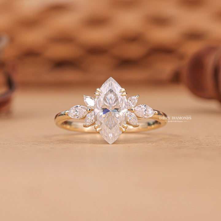 Discover marquise solitaire lab grown diamond engagement ring online