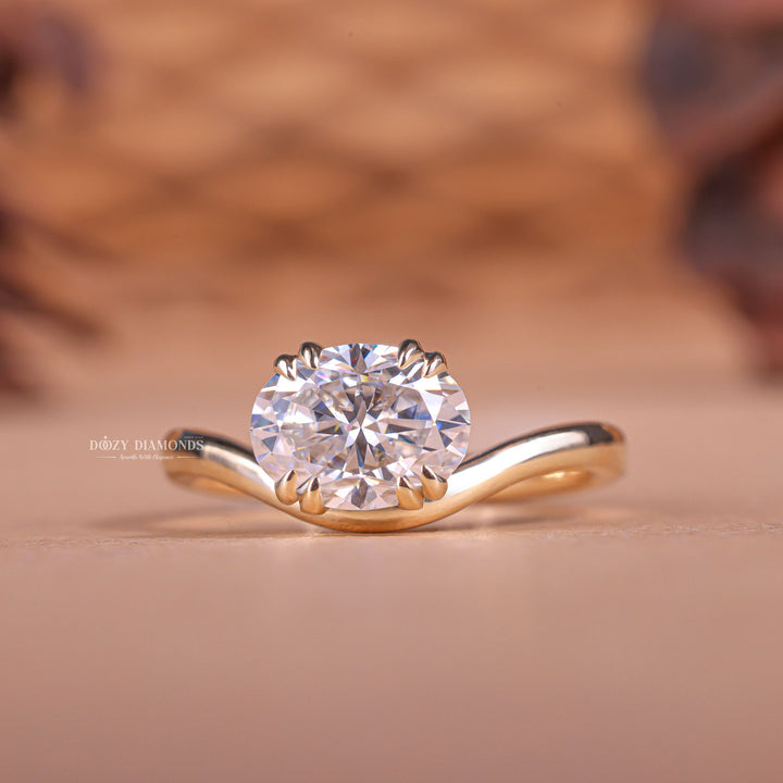 Shop oval east west lab grown diamond engagement ring