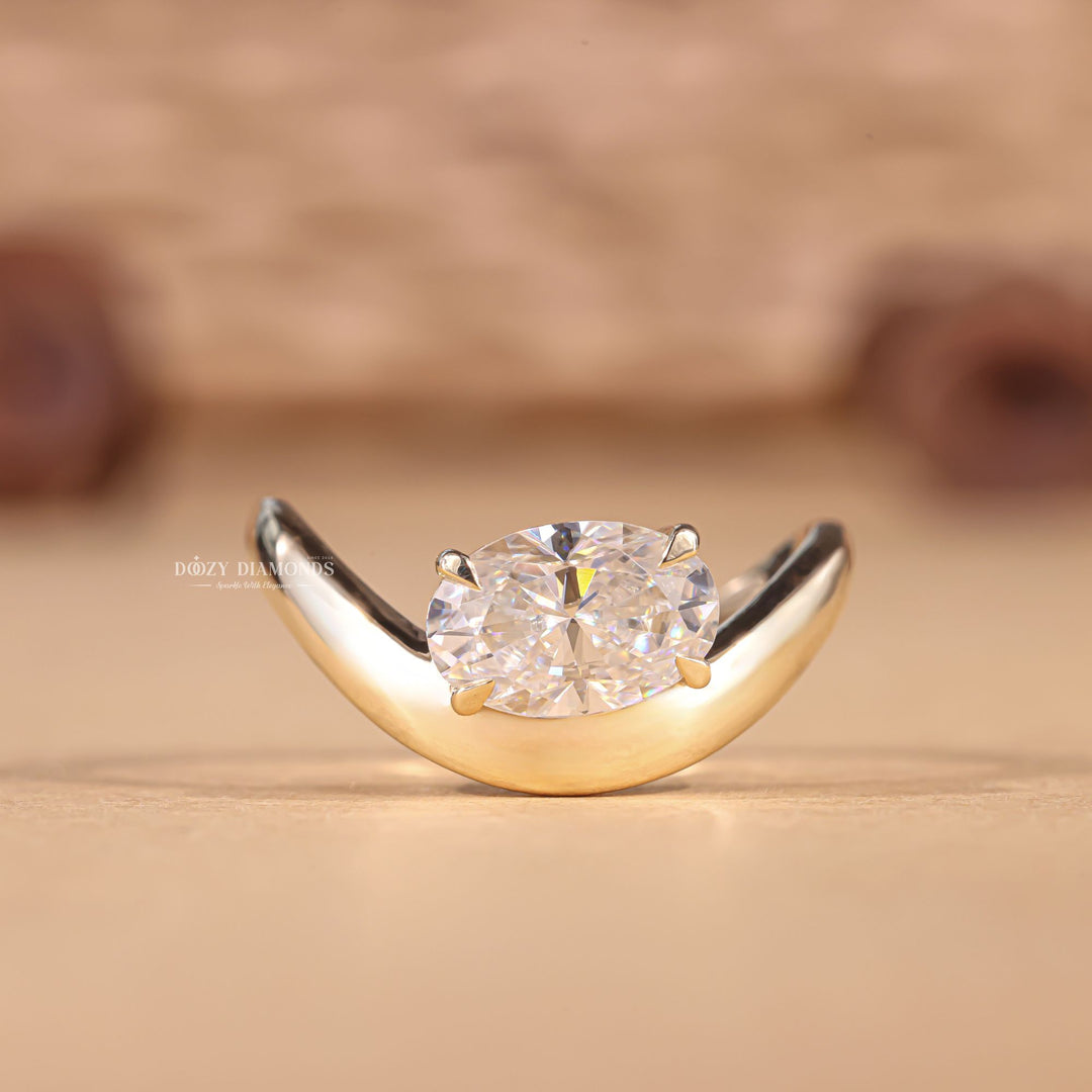Shop oval solitaire lab grown diamond engagement ring