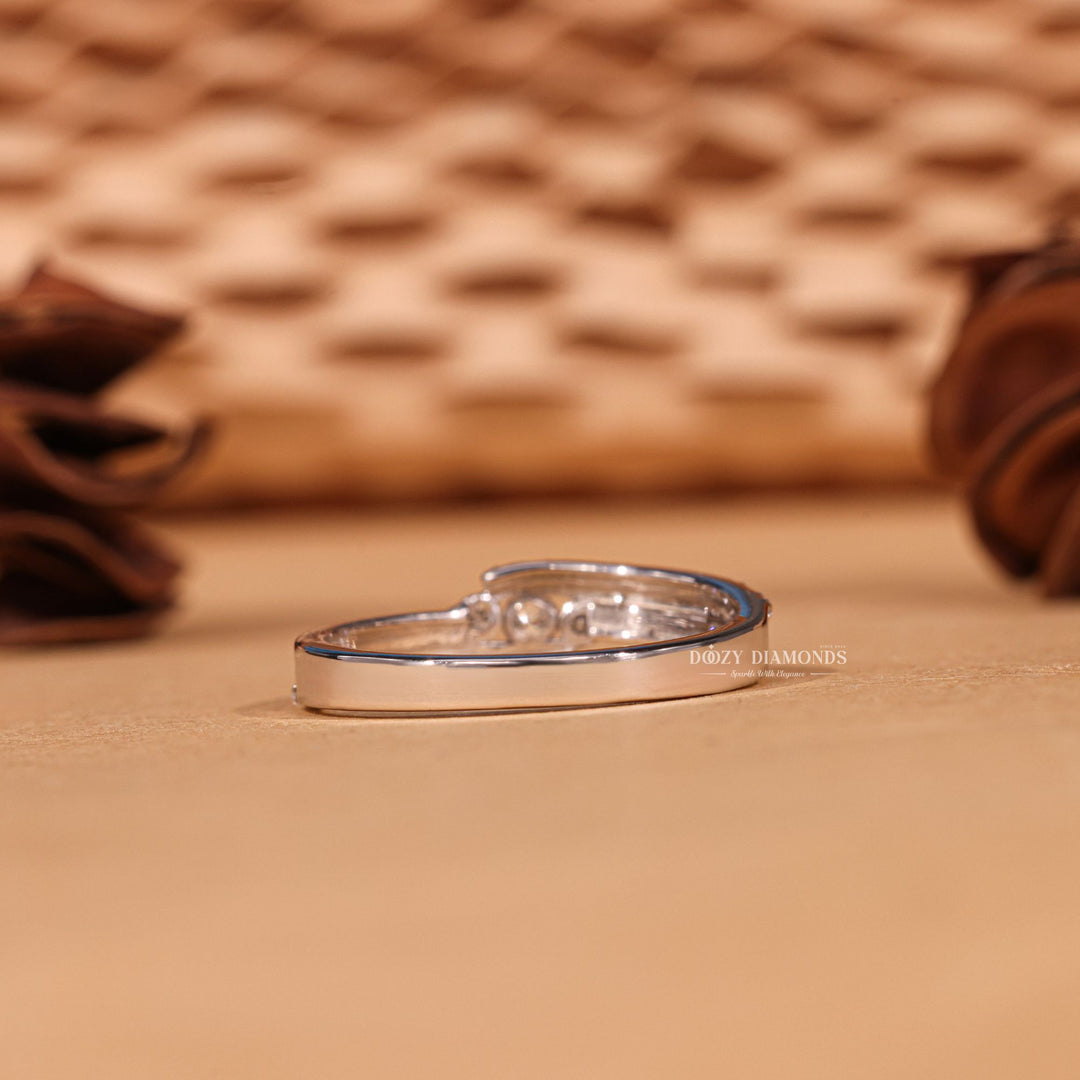 Ethically sourced round diamond eternity band