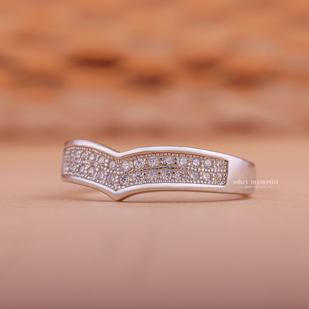 Close-up of 0.25CT round lab grown diamonds