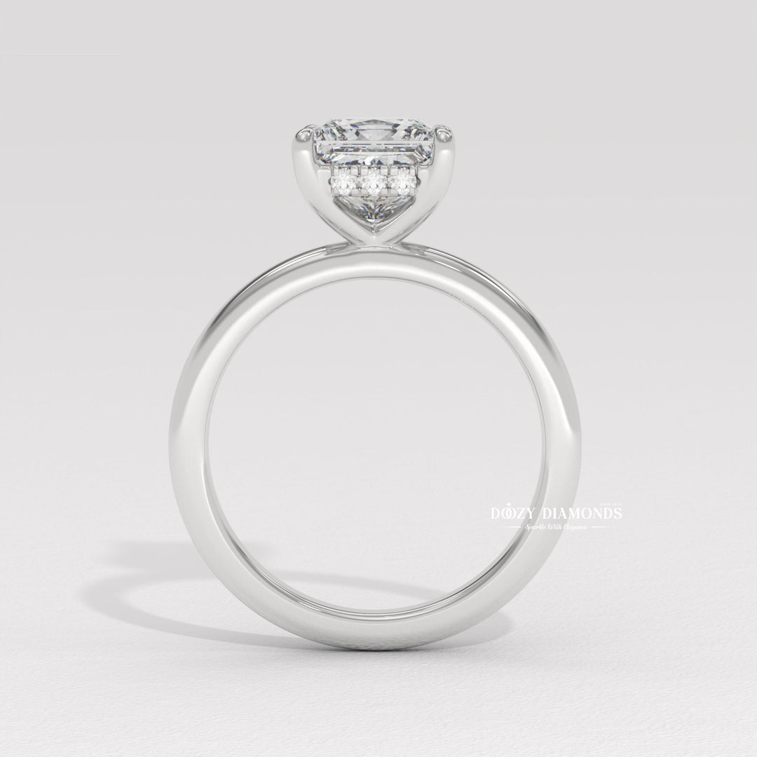 Shop princess cut solitaire lab grown diamond engagement ring online
