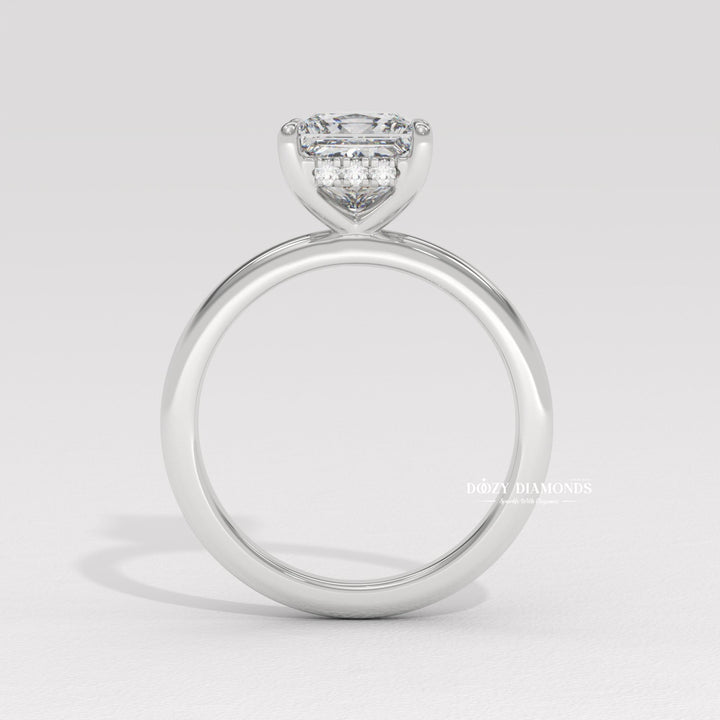 Shop princess cut solitaire lab grown diamond engagement ring online