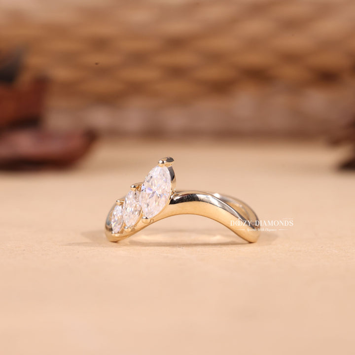 Ethically sourced marquise diamond eternity band