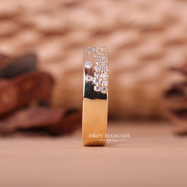 Ethically sourced round diamond eternity band