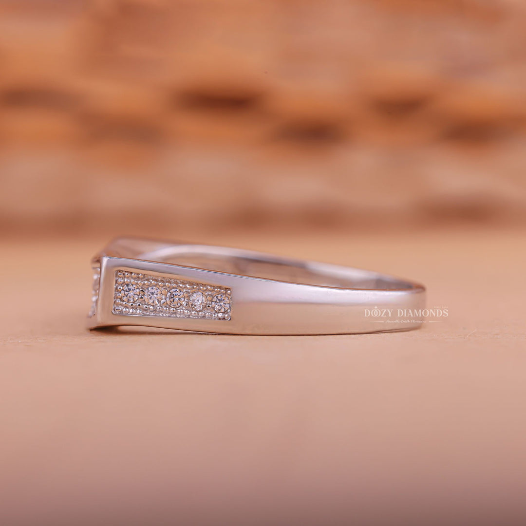 Ethically sourced round diamond eternity band