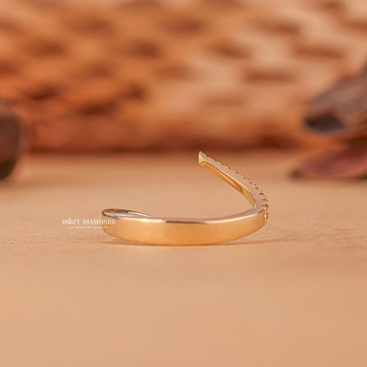 Ethically sourced round diamond eternity band