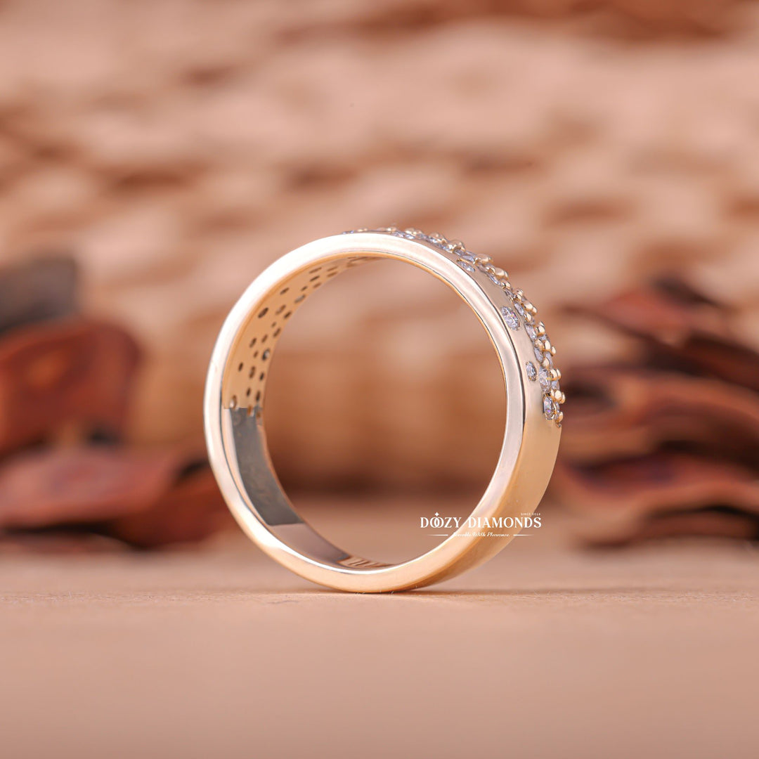 Ethically sourced round diamond eternity band