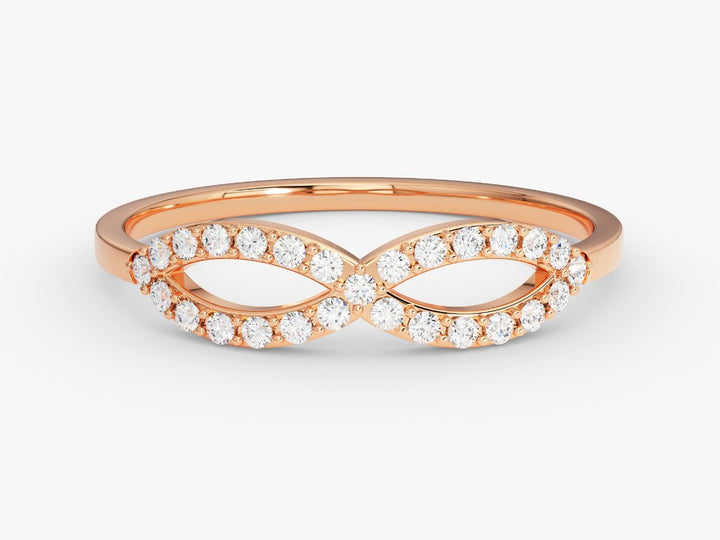 Ethically sourced round diamond eternity band