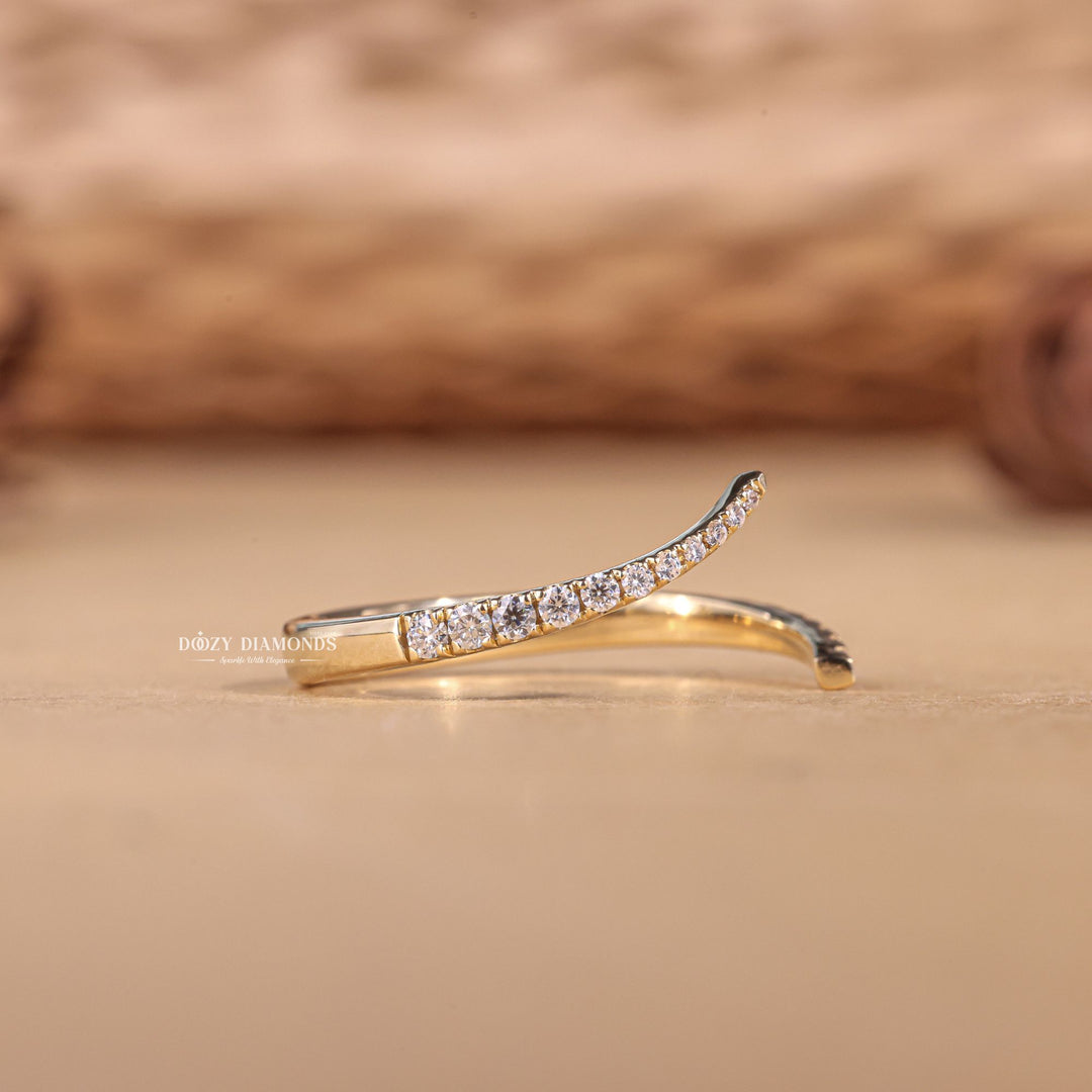 Ethically sourced round diamond eternity band