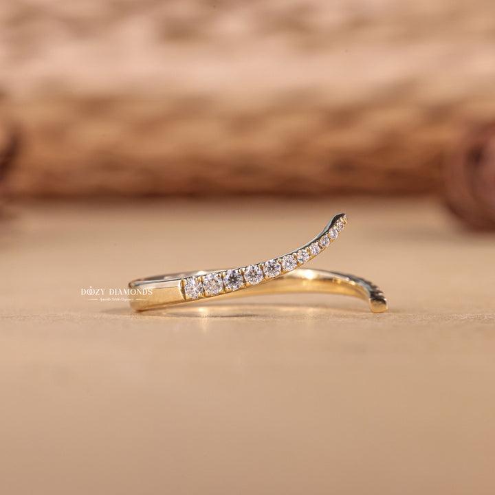 Ethically sourced round diamond eternity band