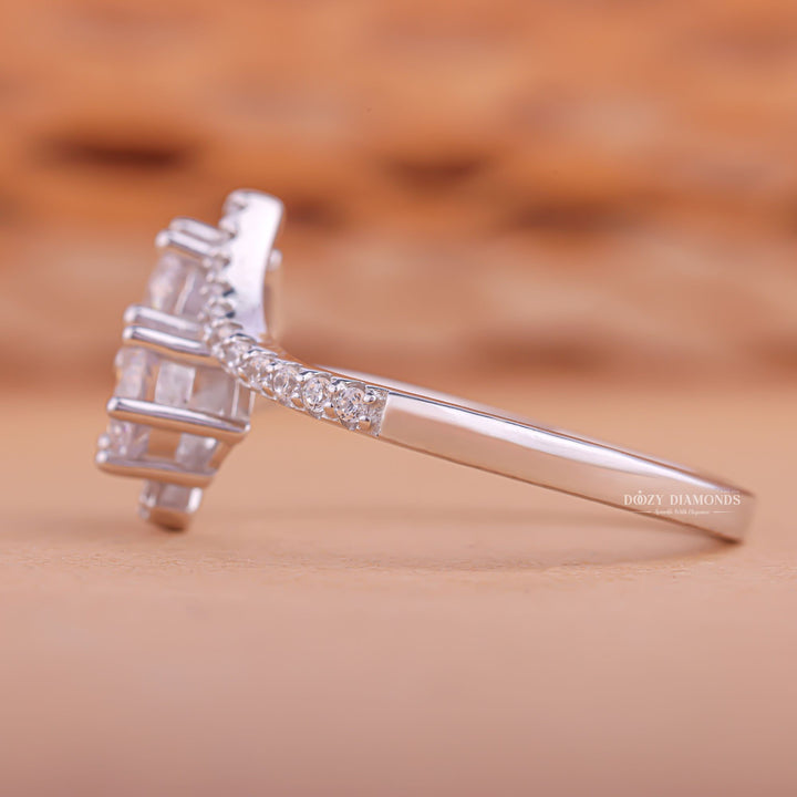 Round solitaire engagement ring with IGI certificate and packaging