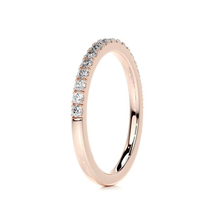 Round Brilliant stackable diamond ring for women