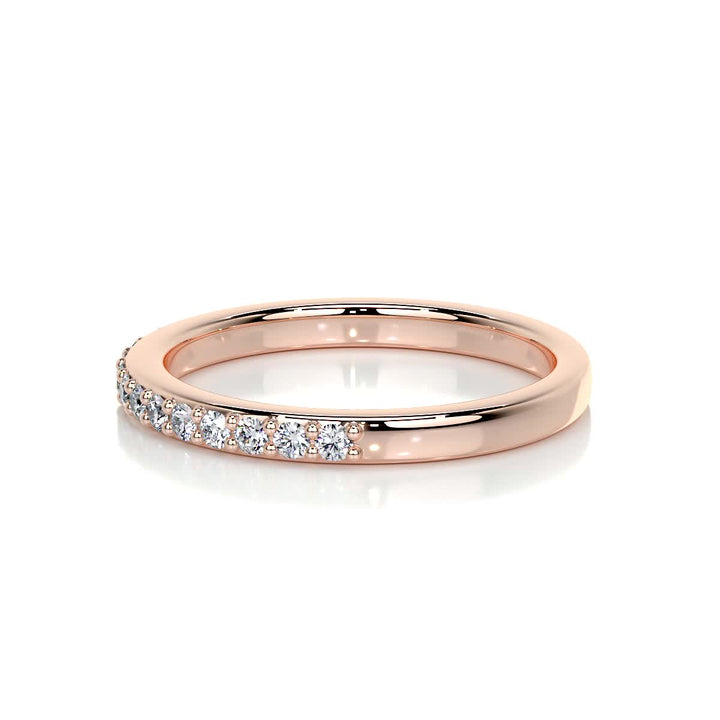 round brilliant diamond wedding band gift packaging