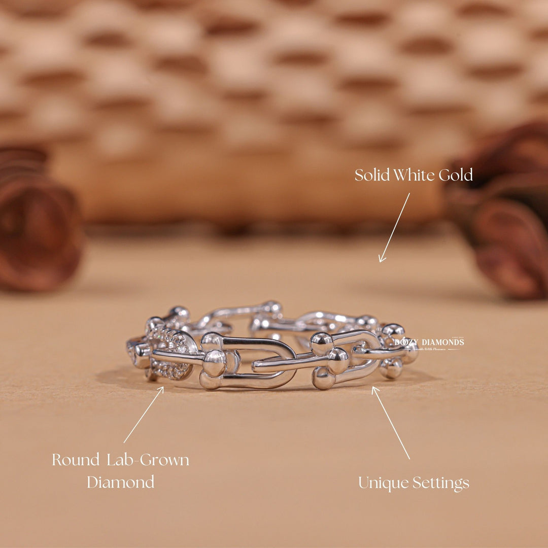 Designer diamond wedding band in yellow gold