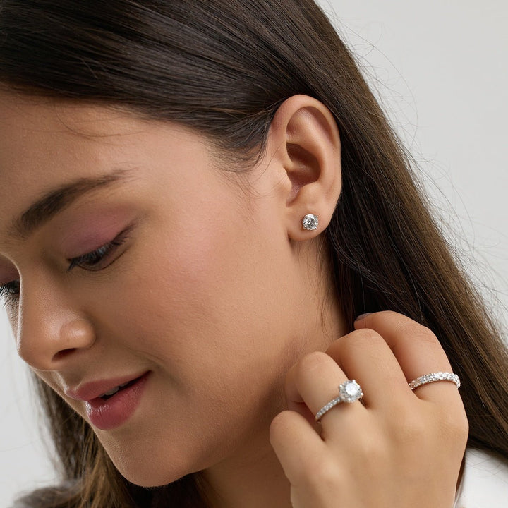 Round FG - VS2 Lab - Grown Diamond Stud Earrings For Women - Doozy Diamonds