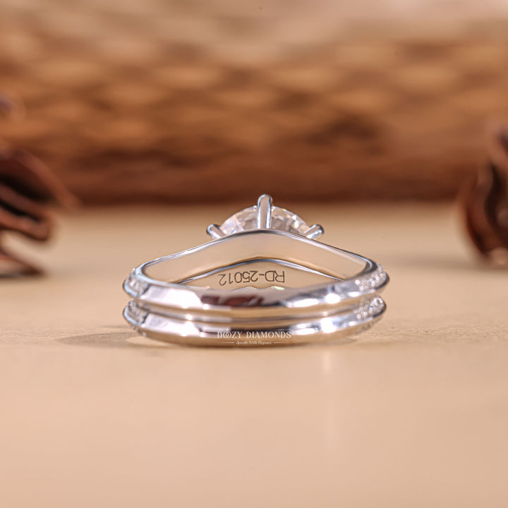 Unique bridal ring set, Customized bridal ring set, Made-to-order bridal ring set, Personalized bridal ring set