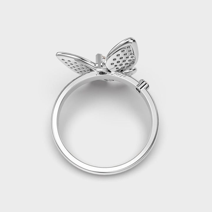 Butterfly lab grown diamonds Ring for Women in Gold - Doozy Diamonds