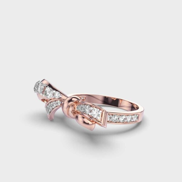 Unique Bow Diamond lab grown diamond Ring for Women - Doozy Diamonds