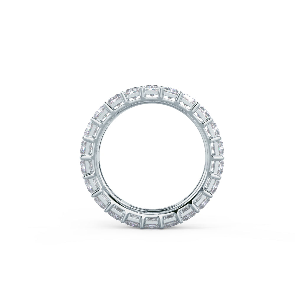 Radiant Cut DE - VS1 Lab Grown Diamond Full Eternity Wedding Band - Doozy Diamonds