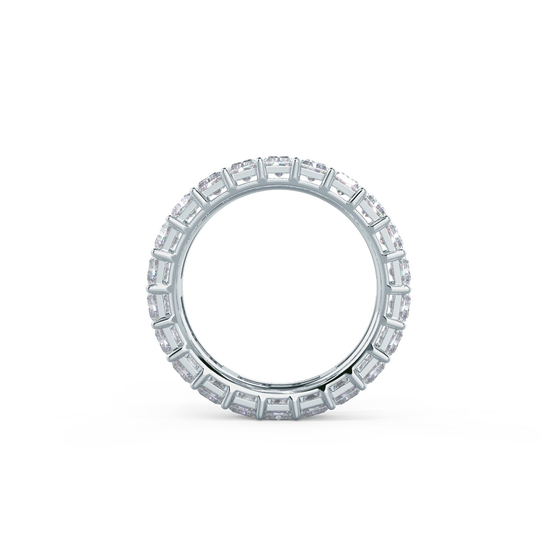 Radiant Cut DE - VS1 Lab Grown Diamond Full Eternity Wedding Band - Doozy Diamonds