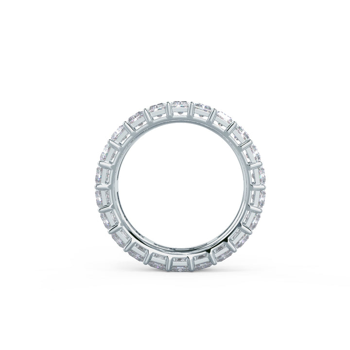Radiant Cut DE - VS1 Lab Grown Diamond Full Eternity Wedding Band - Doozy Diamonds
