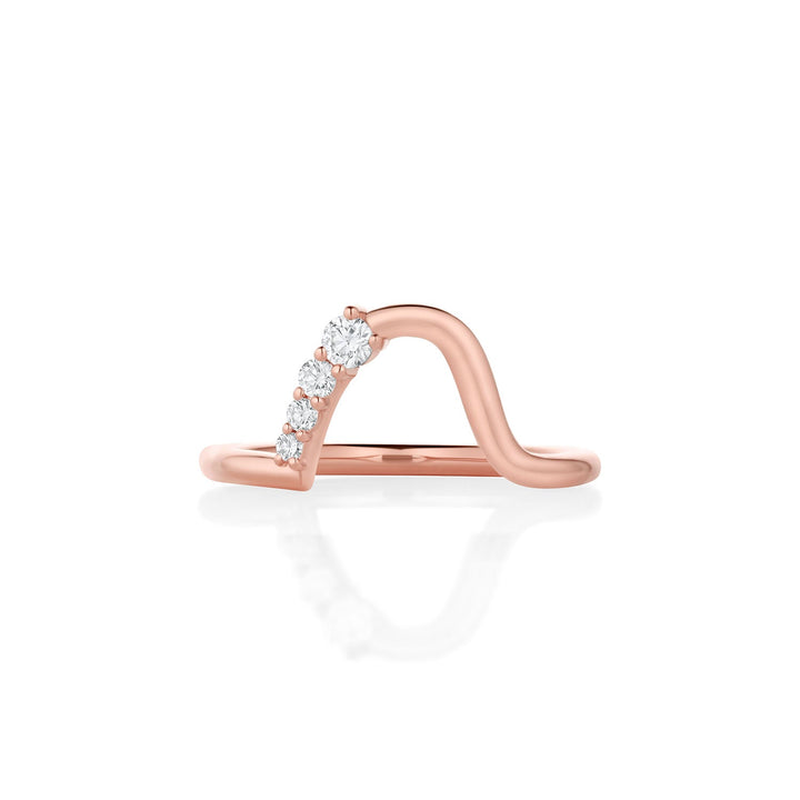 Ethically sourced round diamond eternity band