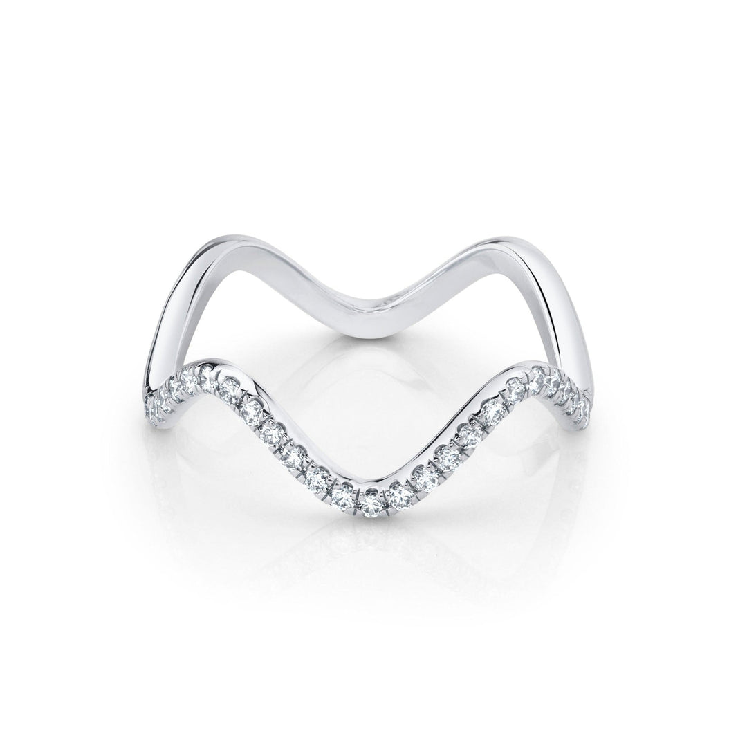 Ethically sourced round diamond eternity band