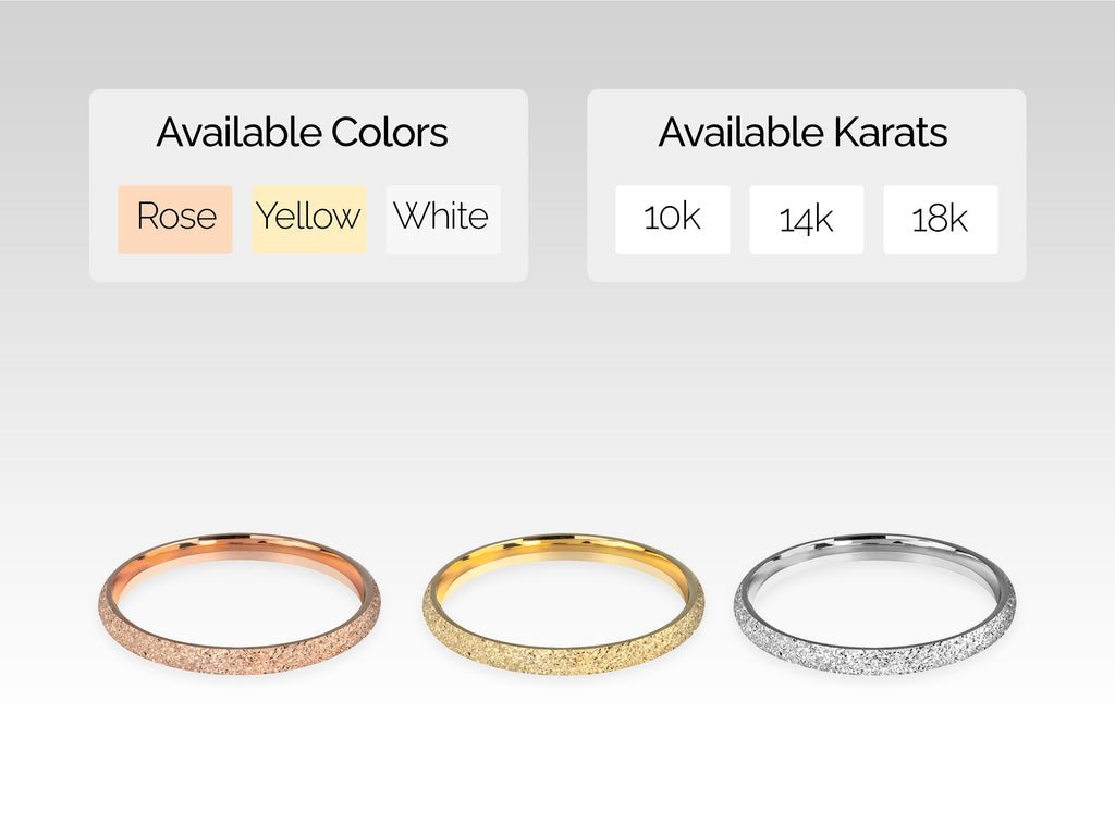 3mm Beveled Edge Wedding Band - Matte Brushed - Doozy Diamonds