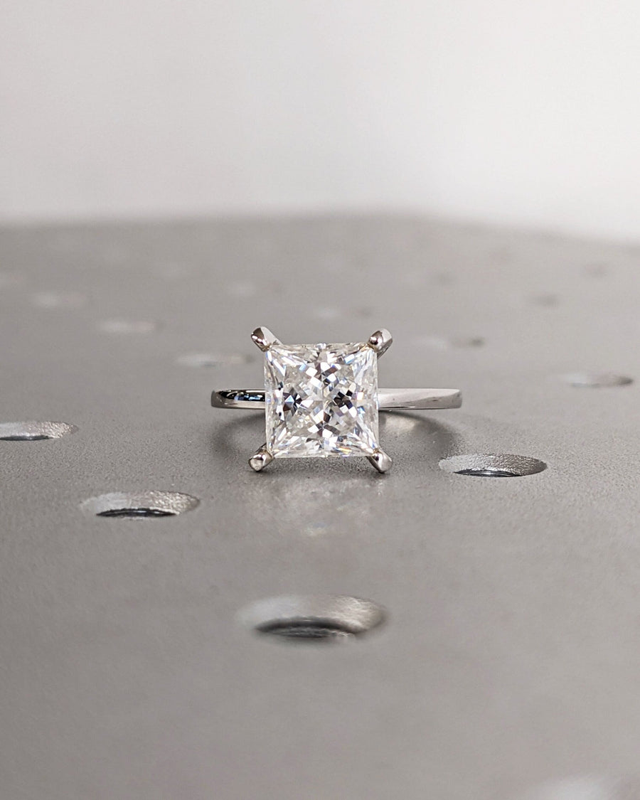 Buy 2.0CT princess solitaire lab grown diamond engagement ring online