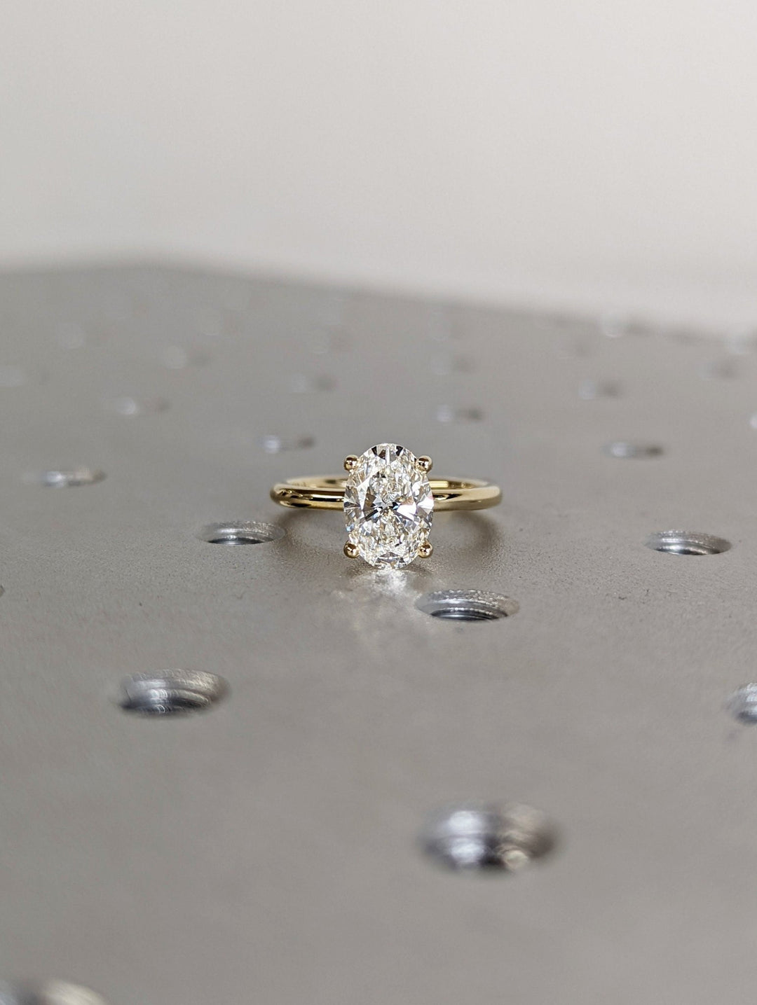 Buy 1.50CT oval solitaire lab grown diamond engagement ring online