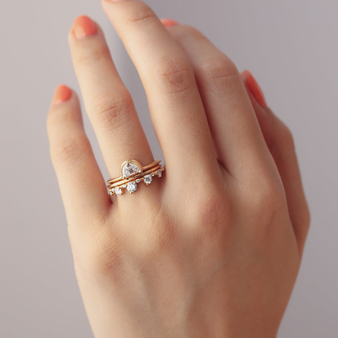 artisan engagement ring, handcrafted luxury ring,